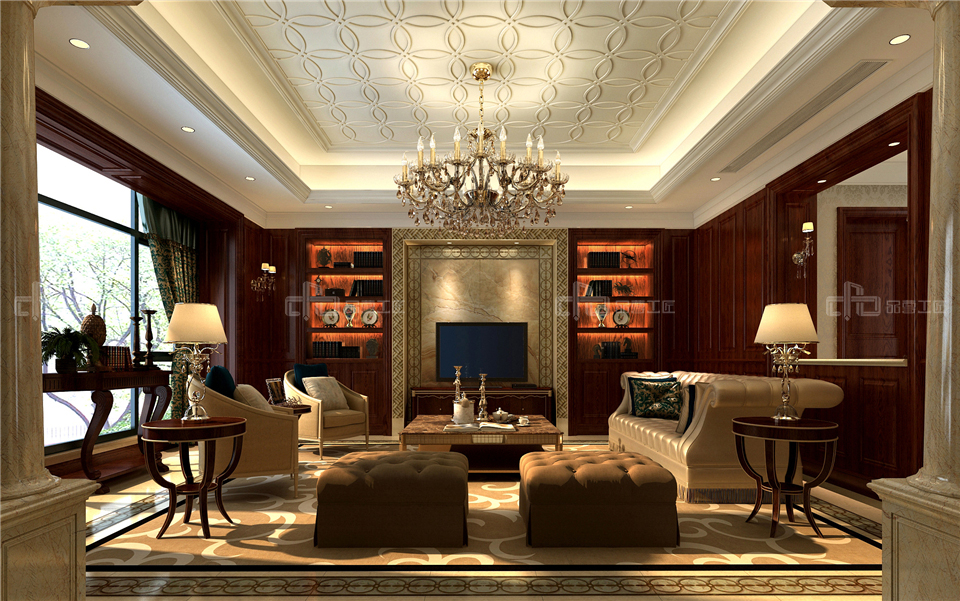 全屋整木定制客廳裝修效果圖大全(圖5) 全屋整木定制客廳裝修效果圖大全(圖5)