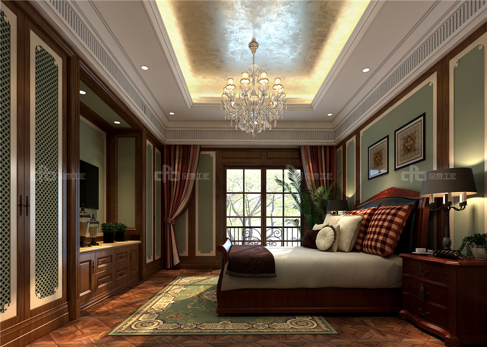 美式全屋整木定制風(fēng)格,臥室效果圖大全(圖3) 美式全屋整木定制風(fēng)格,臥室效果圖大全(圖3)