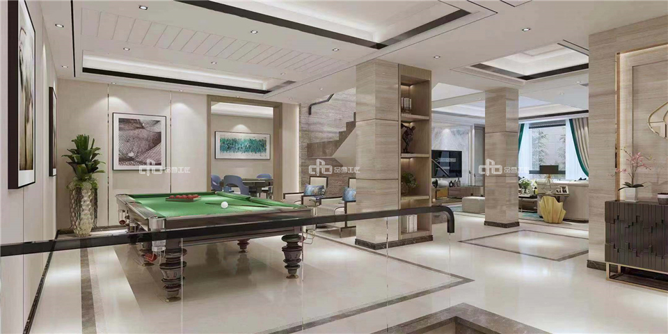 整木定制別墅裝修現代極簡輕奢風格效果圖(圖5) 整木定制別墅裝修現代極簡輕奢風格效果圖(圖5)