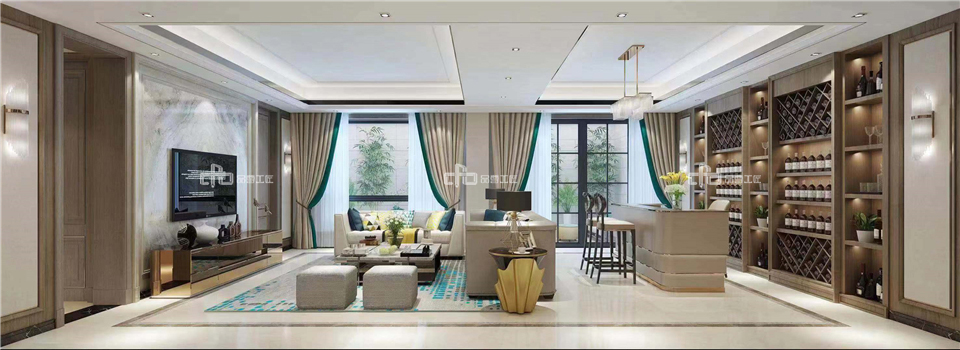 整木定制別墅裝修現代極簡輕奢風格效果圖(圖6) 整木定制別墅裝修現代極簡輕奢風格效果圖(圖6)