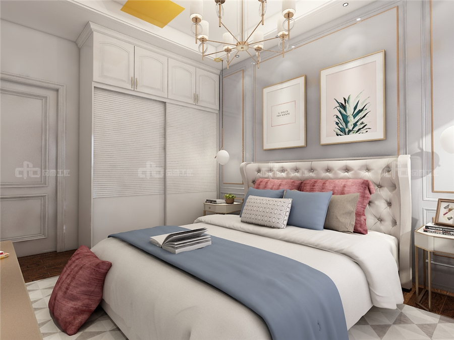 120㎡整木定制美式輕奢設計,享受小資情調的藝術(圖7) 120㎡整木定制美式輕奢設計,享受小資情調的藝術(圖7)