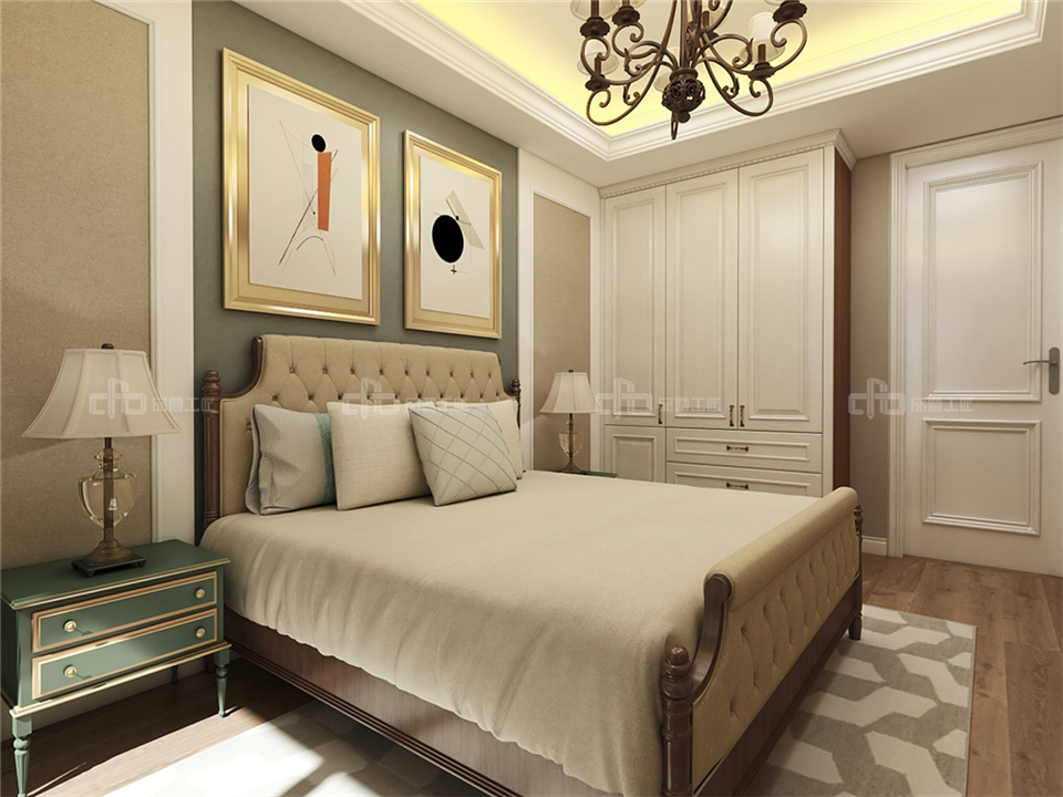 演繹奢而不膩的歐式整木定制風格效果圖案例(圖15) 演繹奢而不膩的歐式整木定制風格效果圖案例(圖15)