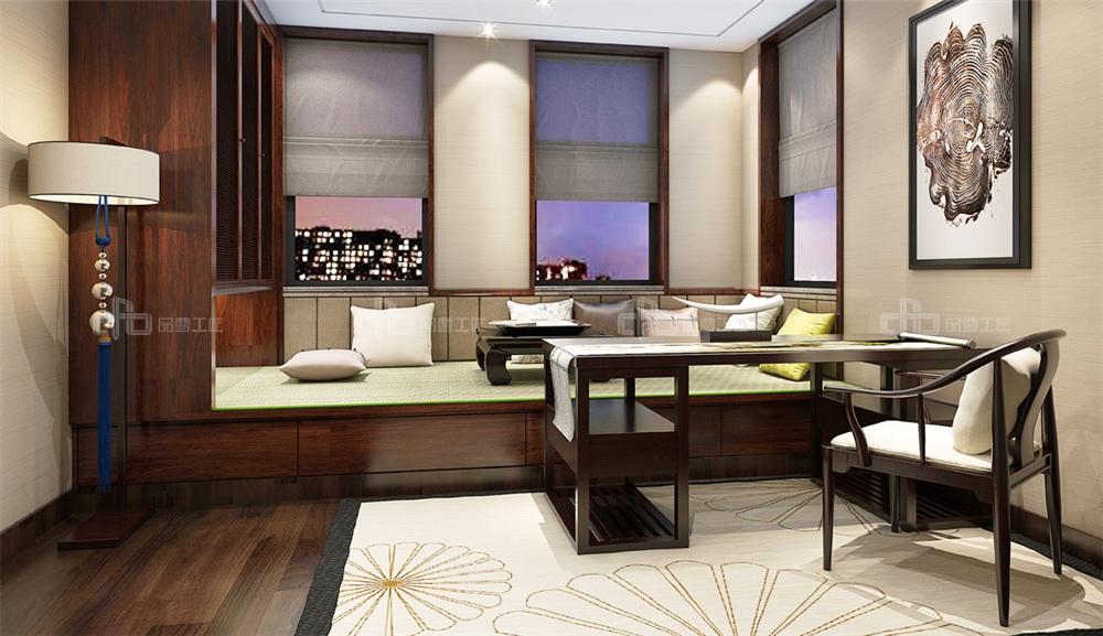 繁華之下，縱享從容、儒雅的新中式居所(圖7)