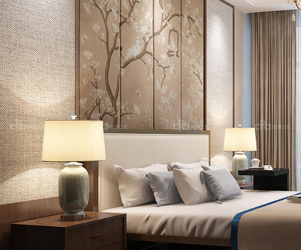 整木定制花鳥古韻新中式風格,別墅全屋效果圖(圖6) 整木定制花鳥古韻新中式風格,別墅全屋效果圖(圖6)