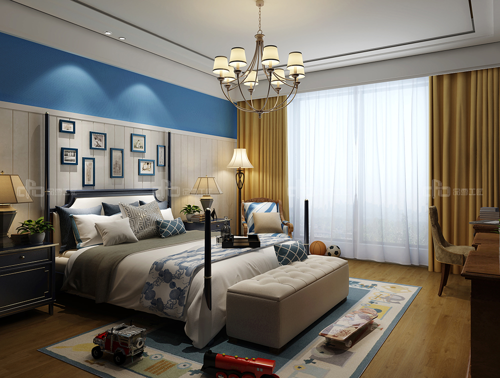 整木定制花鳥古韻新中式風格,別墅全屋效果圖(圖7) 整木定制花鳥古韻新中式風格,別墅全屋效果圖(圖7)