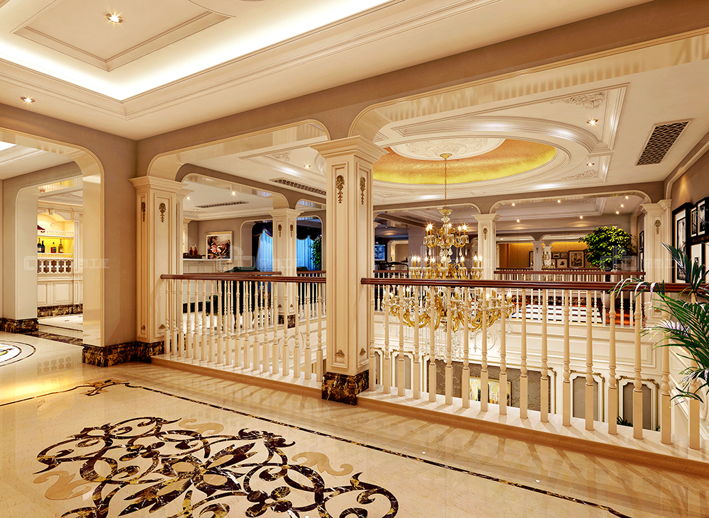 整木定制法式風格,金色別墅裝修案例效果圖(圖1) 整木定制法式風格,金色別墅裝修案例效果圖(圖1)