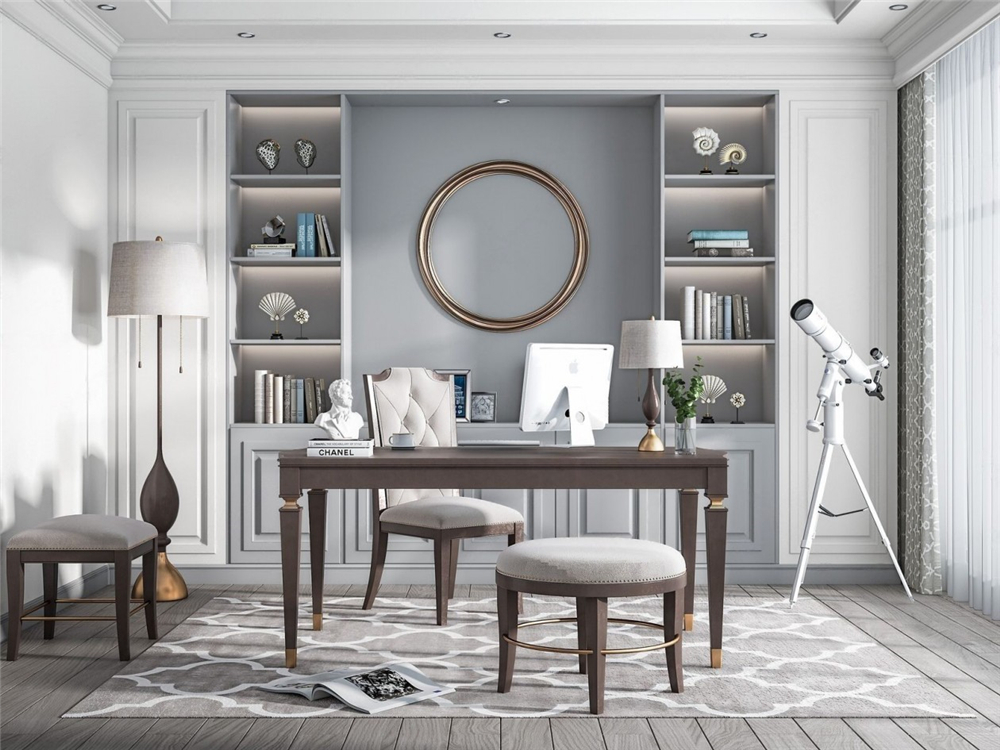 書房家具怎么擺放?書房風(fēng)水禁忌(圖1) 書房家具怎么擺放?書房風(fēng)水禁忌(圖1)