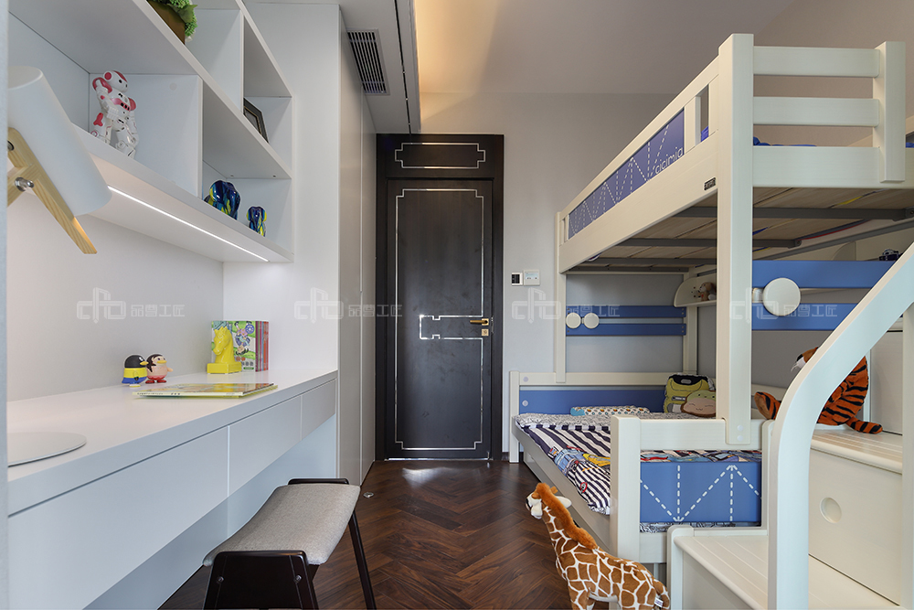 全屋定制設計雙人兒童房怎么樣?(圖2) 整木定制,全屋定制