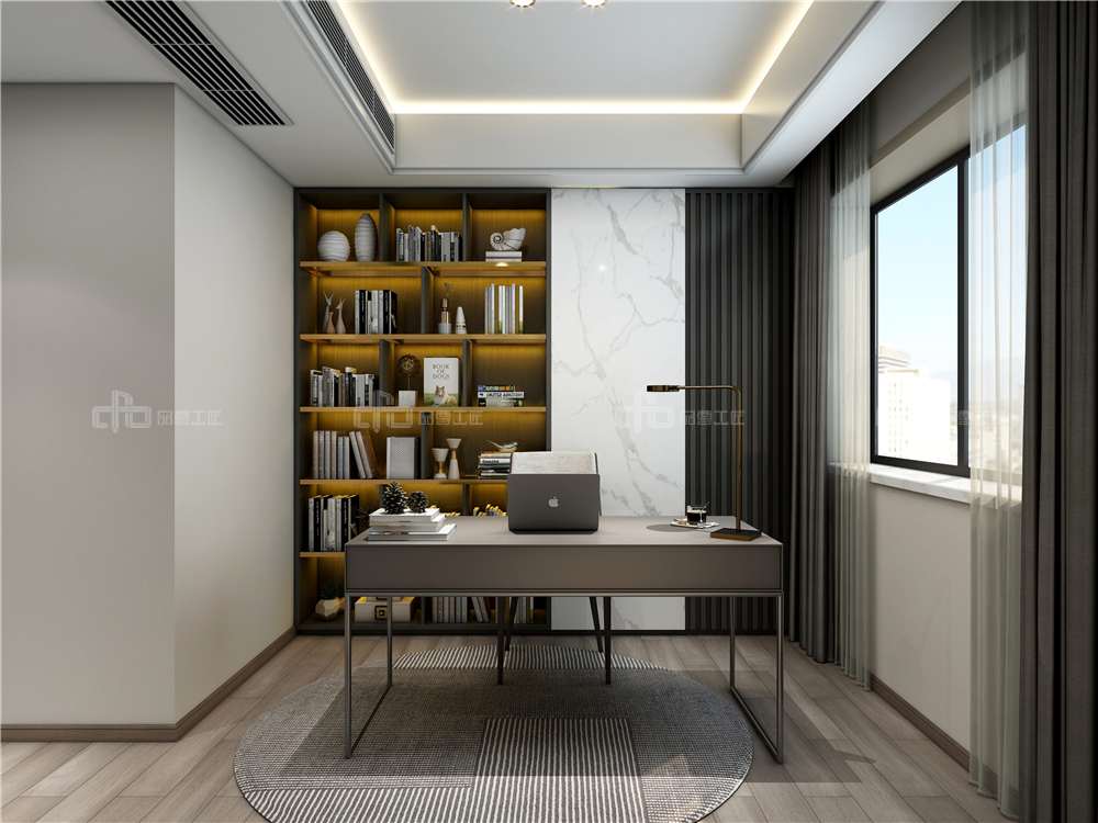 設(shè)計(jì)全屋定制書房的時(shí)候要注意什么？(圖3)
