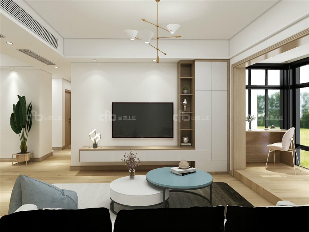 客廳電視柜定制怎么設計好,有哪些款式?(圖1) 客廳電視柜定制怎么設計好,有哪些款式?(圖1)