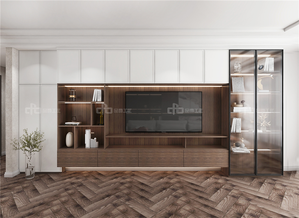 客廳電視柜定制怎么設計好,有哪些款式?(圖2) 客廳電視柜定制怎么設計好,有哪些款式?(圖2)