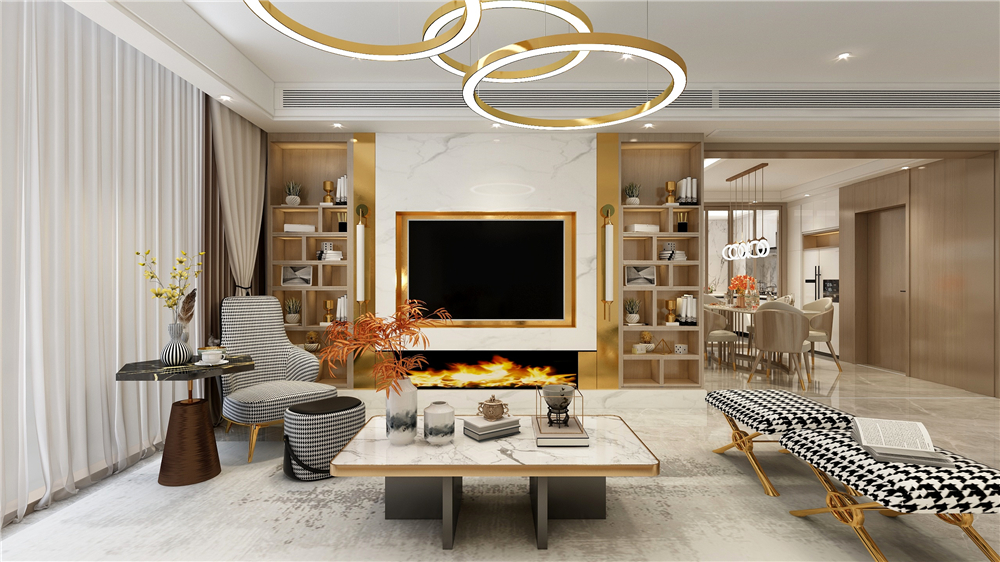 全屋定制怎么設計客餐廳的隔斷?(圖1) 全屋定制怎么設計客餐廳的隔斷?(圖1)