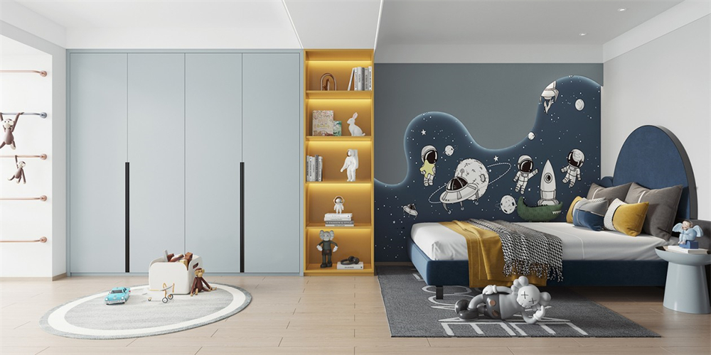 全屋設計兒童房定制要注意什么？(圖1)