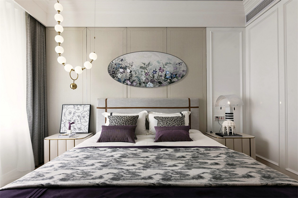 112㎡現(xiàn)代法式浪漫小三房風(fēng)格案例賞析(圖8) 112㎡現(xiàn)代法式浪漫小三房風(fēng)格案例賞析(圖8)