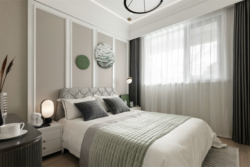 112㎡現(xiàn)代法式浪漫小三房風(fēng)格案例賞析(圖10) 112㎡現(xiàn)代法式浪漫小三房風(fēng)格案例賞析(圖10)