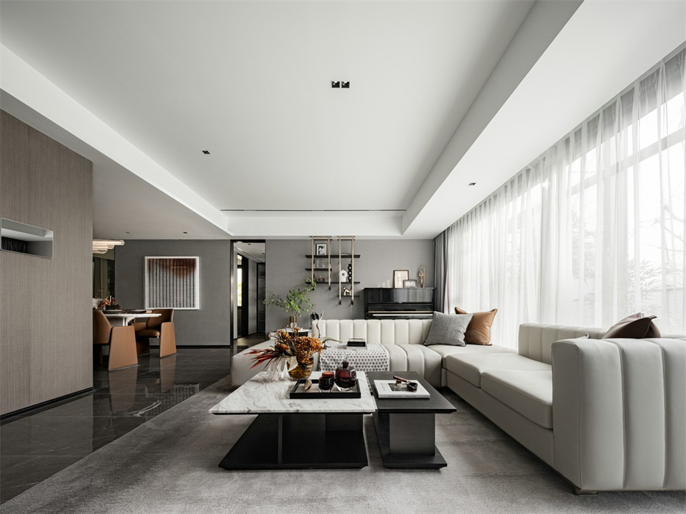 146㎡現代輕奢風格,整木定制圖片(圖3) 146㎡現代輕奢風格,整木定制圖片(圖3)