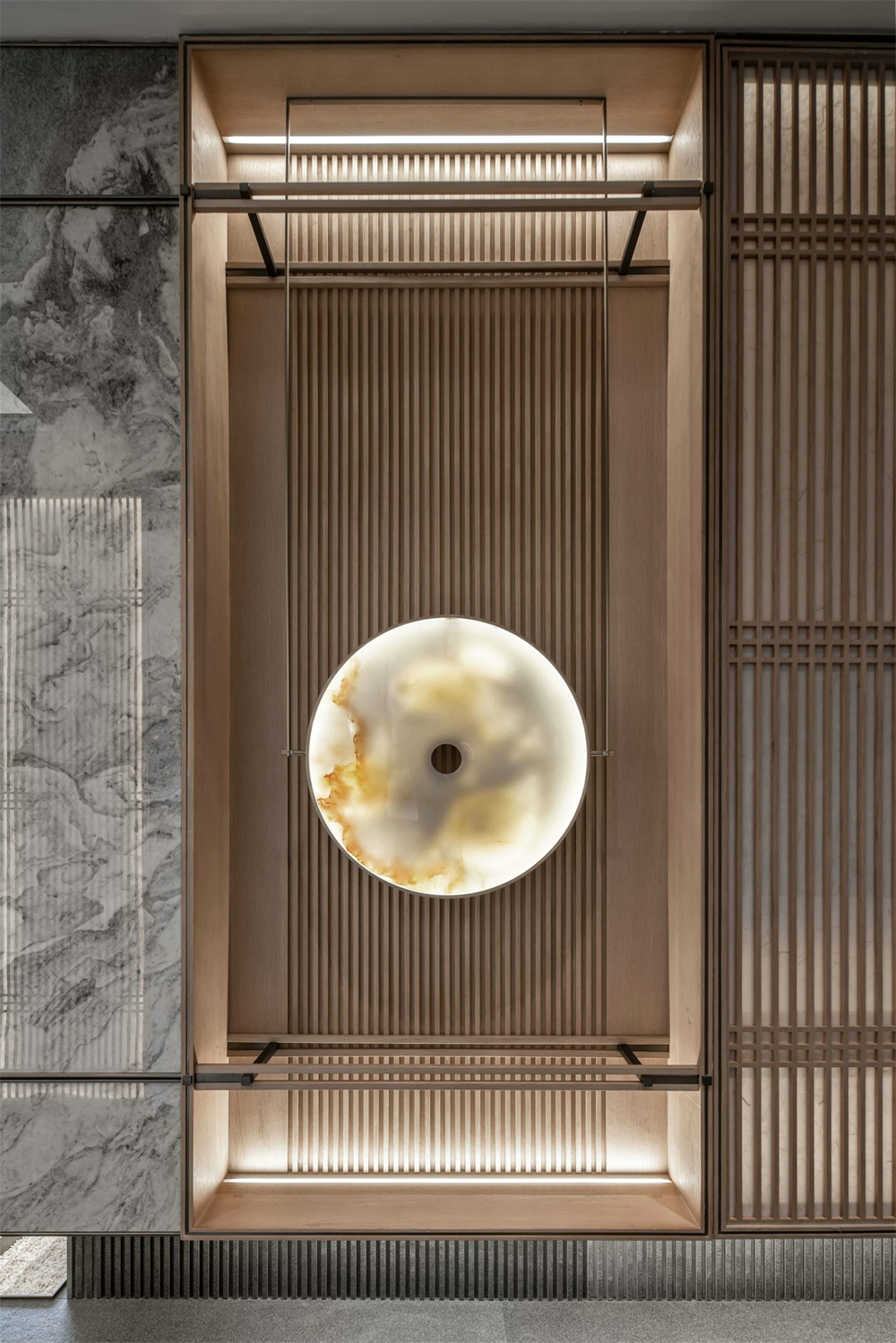 整木定制新中式風(fēng)格,125㎡樣板房賞析(圖4) 整木定制新中式風(fēng)格,125㎡樣板房賞析(圖4)