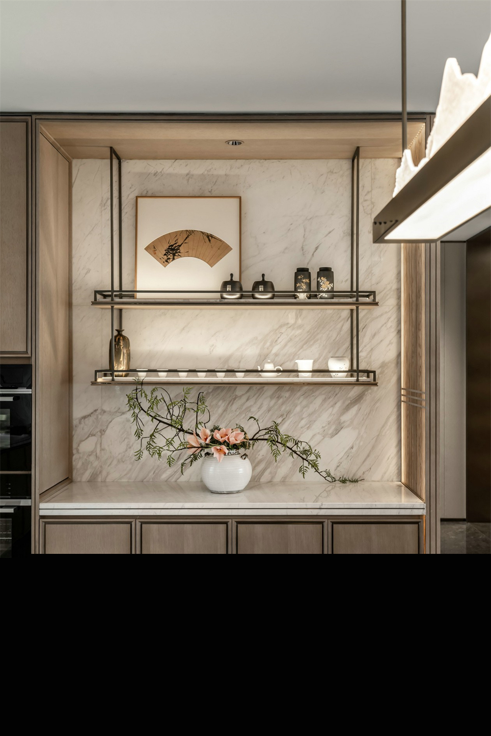 整木定制新中式風(fēng)格,125㎡樣板房賞析(圖15) 整木定制新中式風(fēng)格,125㎡樣板房賞析(圖15)