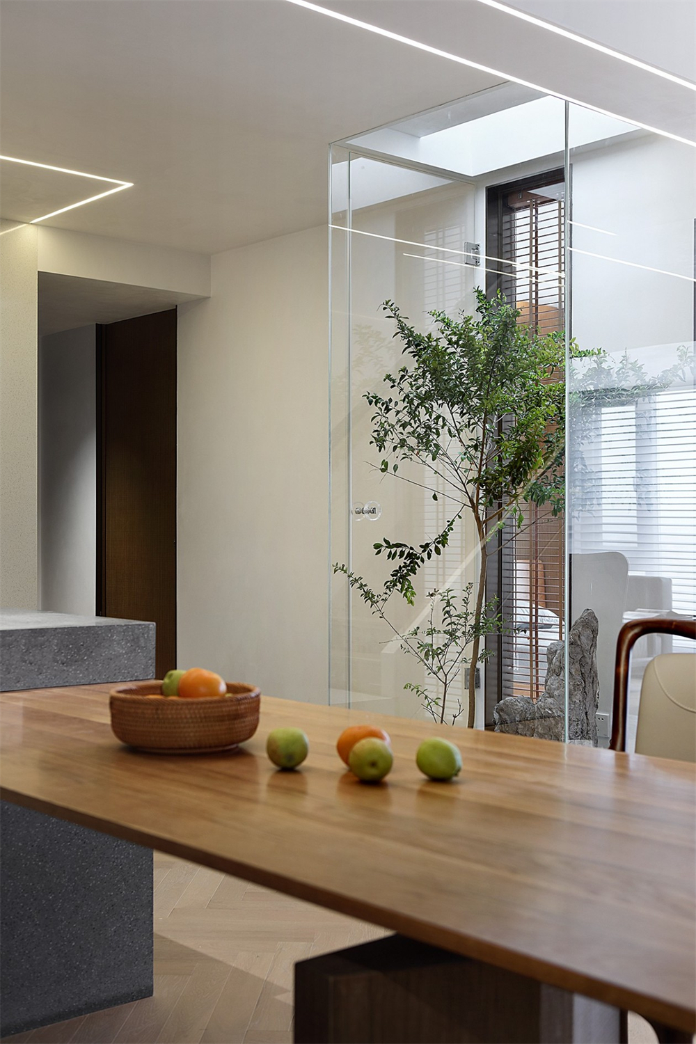 200㎡大平層整木定制，現代極簡風格(圖9)