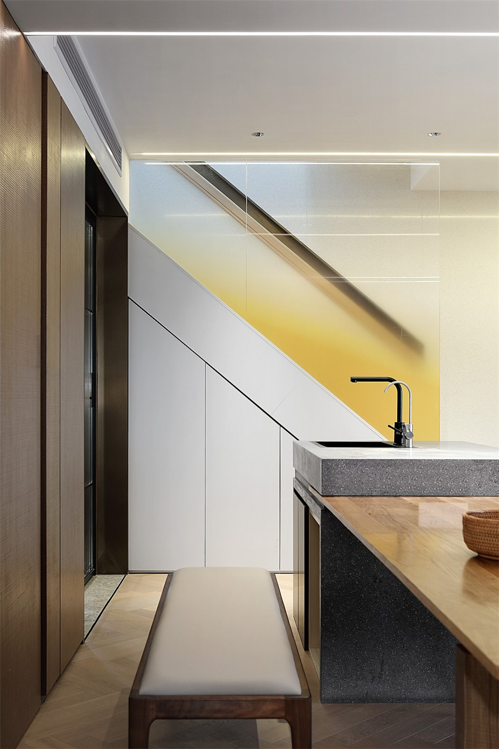 200㎡大平層整木定制，現代極簡風格(圖12)