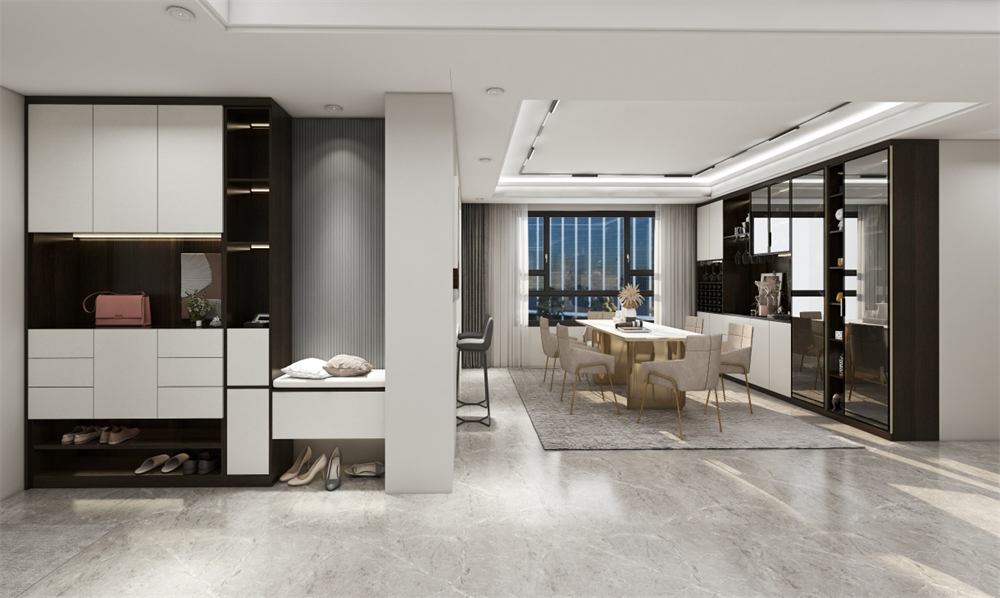 入戶玄關鞋柜有什么設計技巧?(圖1) 1.jpg