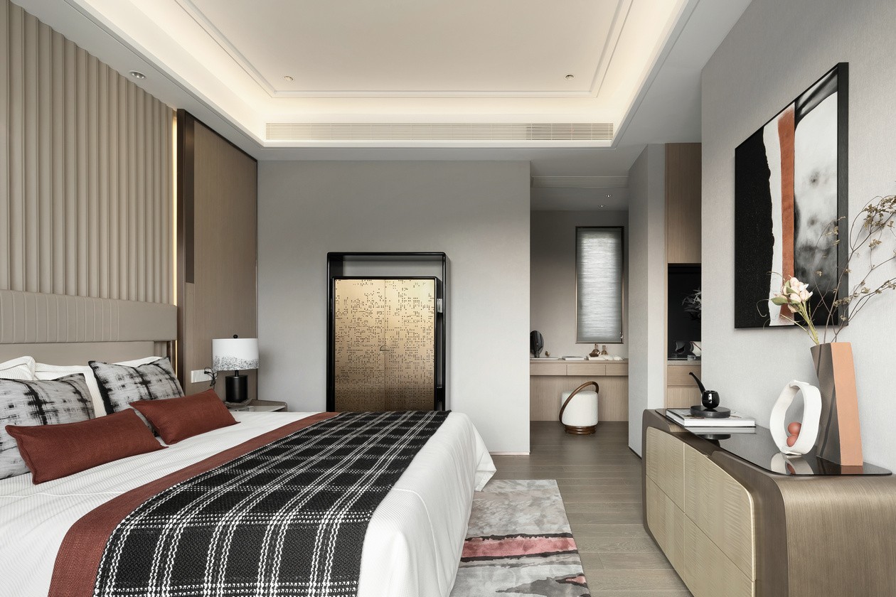 142㎡中式庭院整木定制,樣板間案例(圖7) 7.jpg