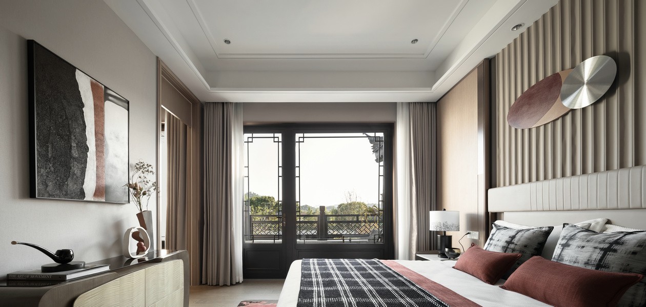 142㎡中式庭院整木定制,樣板間案例(圖8) 8.jpg