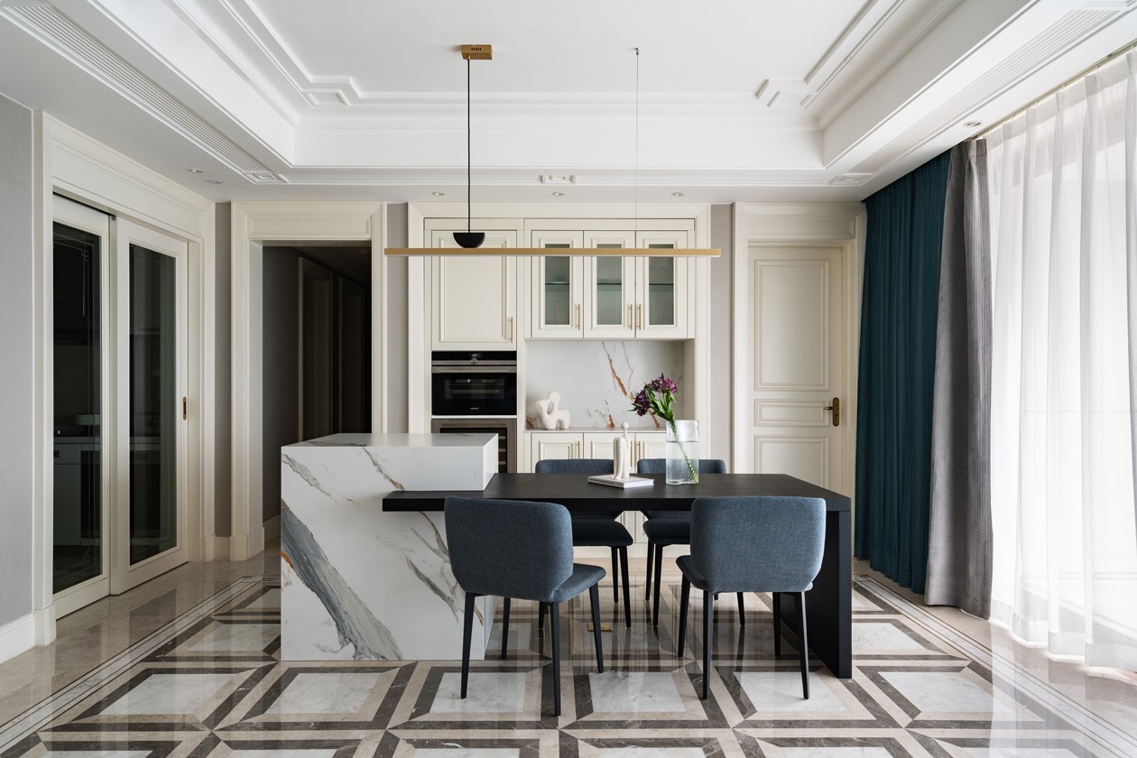 148㎡簡歐輕奢案例設計,舒適浪漫整木定制(圖5) 5.jpg