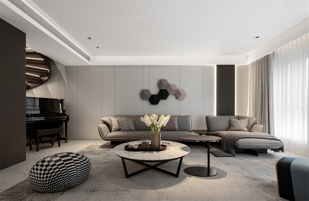 180㎡現(xiàn)代極簡全屋定制,簡約復(fù)式大宅案例(圖1) 1.jpg