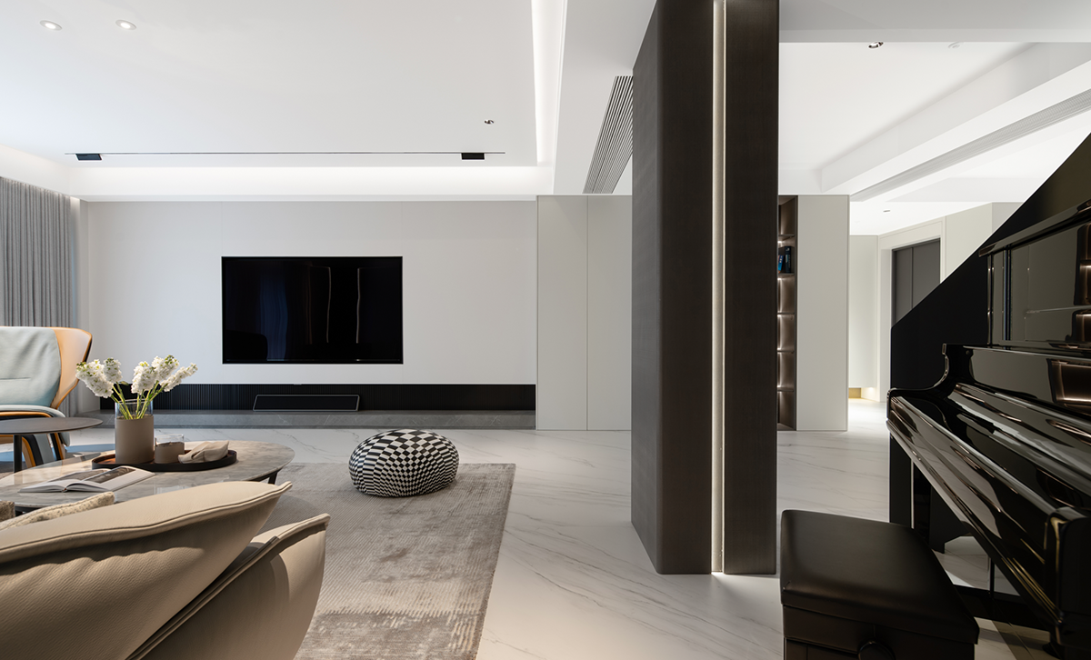 180㎡現(xiàn)代極簡全屋定制,簡約復(fù)式大宅案例(圖3) 3.jpg