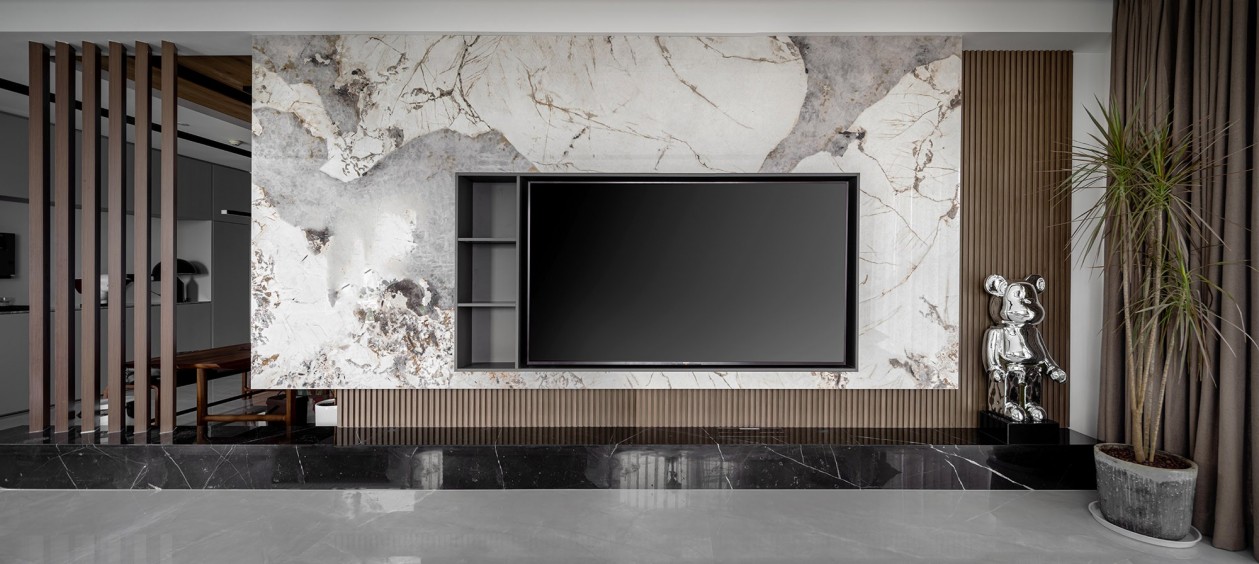 228㎡全屋定制大平層,現(xiàn)代極簡(jiǎn)風(fēng)格設(shè)計(jì)案例(圖4) 3.jpg