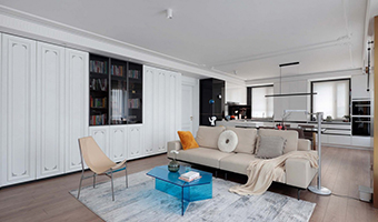 143㎡簡約法式，高級而浪漫的美居