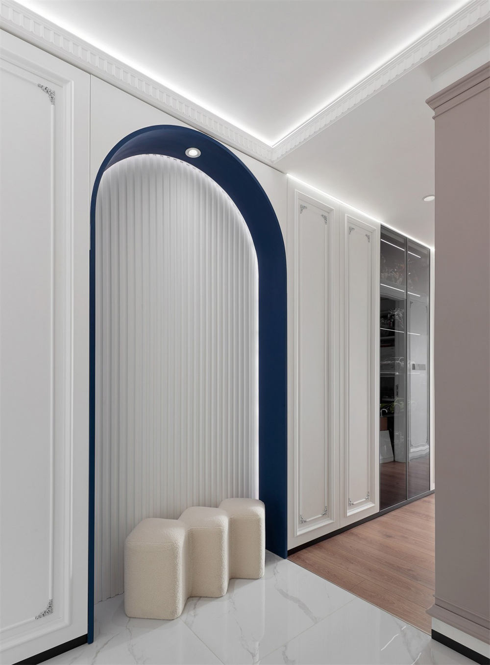 143㎡簡約法式,高級而浪漫的美居(圖3) 3.jpg