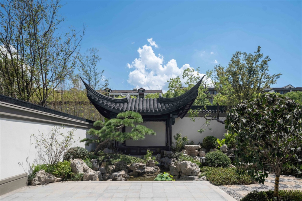 345㎡新中式整木定制別墅,中式宅院設計案例(圖2) 2.jpg