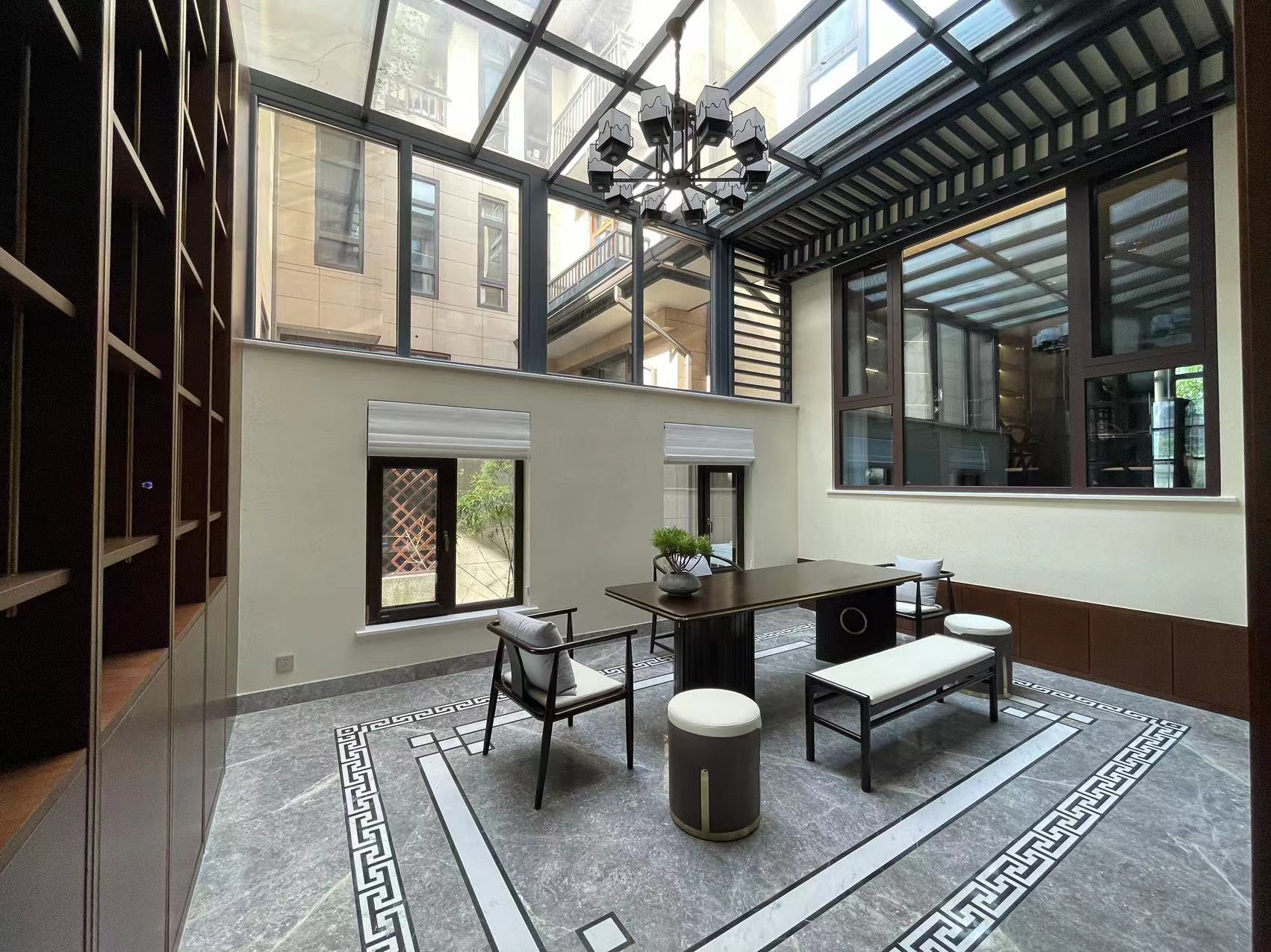 500㎡整木定制別墅,實拍新中式風格裝修(圖8) 8.jpg