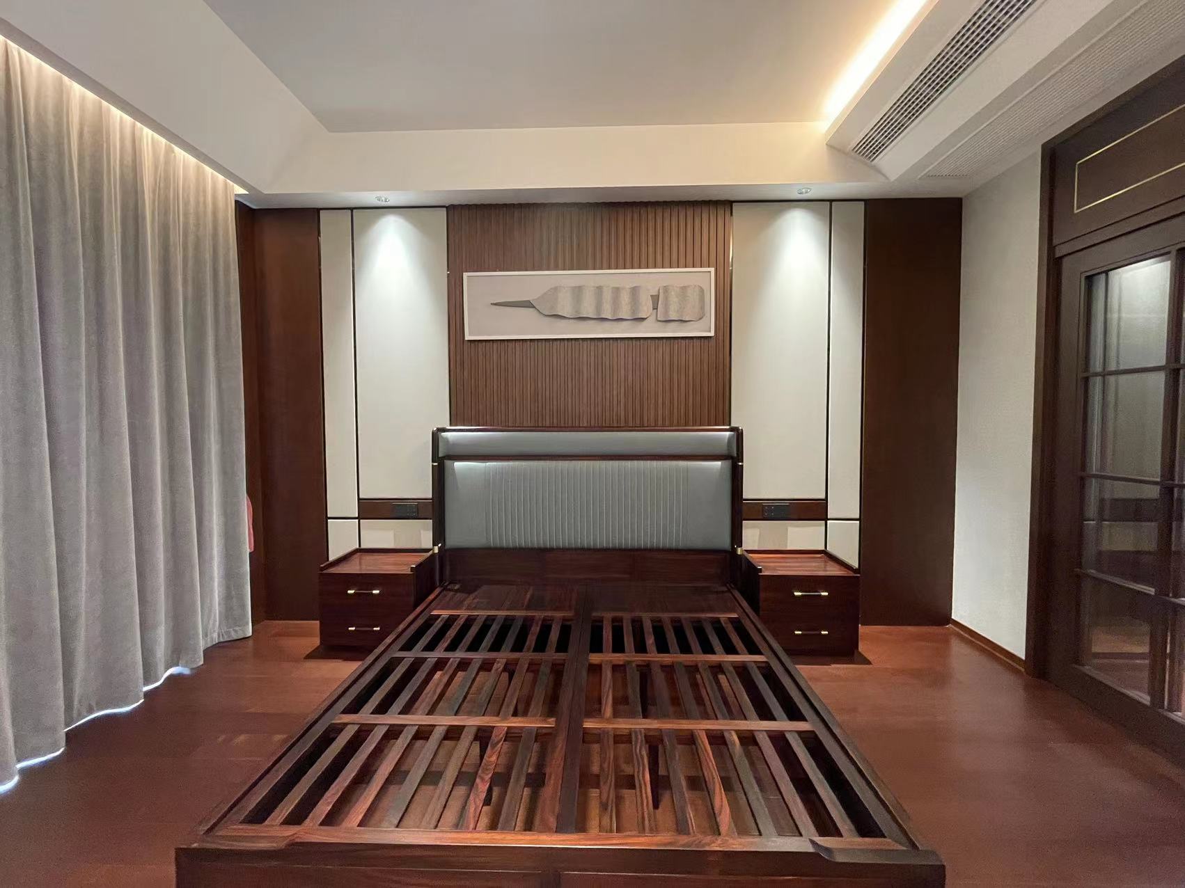 500㎡整木定制別墅,實拍新中式風格裝修(圖22) 23.jpg