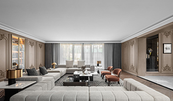 820㎡別墅法式輕奢風格，奢華浪漫豪宅