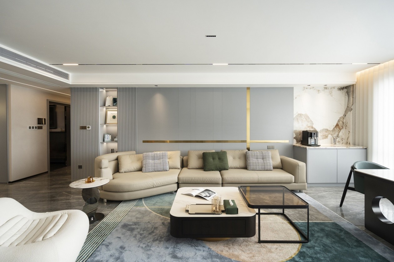 238㎡現(xiàn)代輕奢大平層,整木定制四居室案例(圖5) 5.jpg