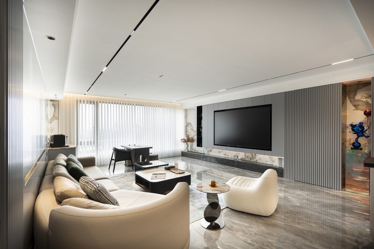 238㎡現(xiàn)代輕奢大平層,整木定制四居室案例(圖4) 4.jpg