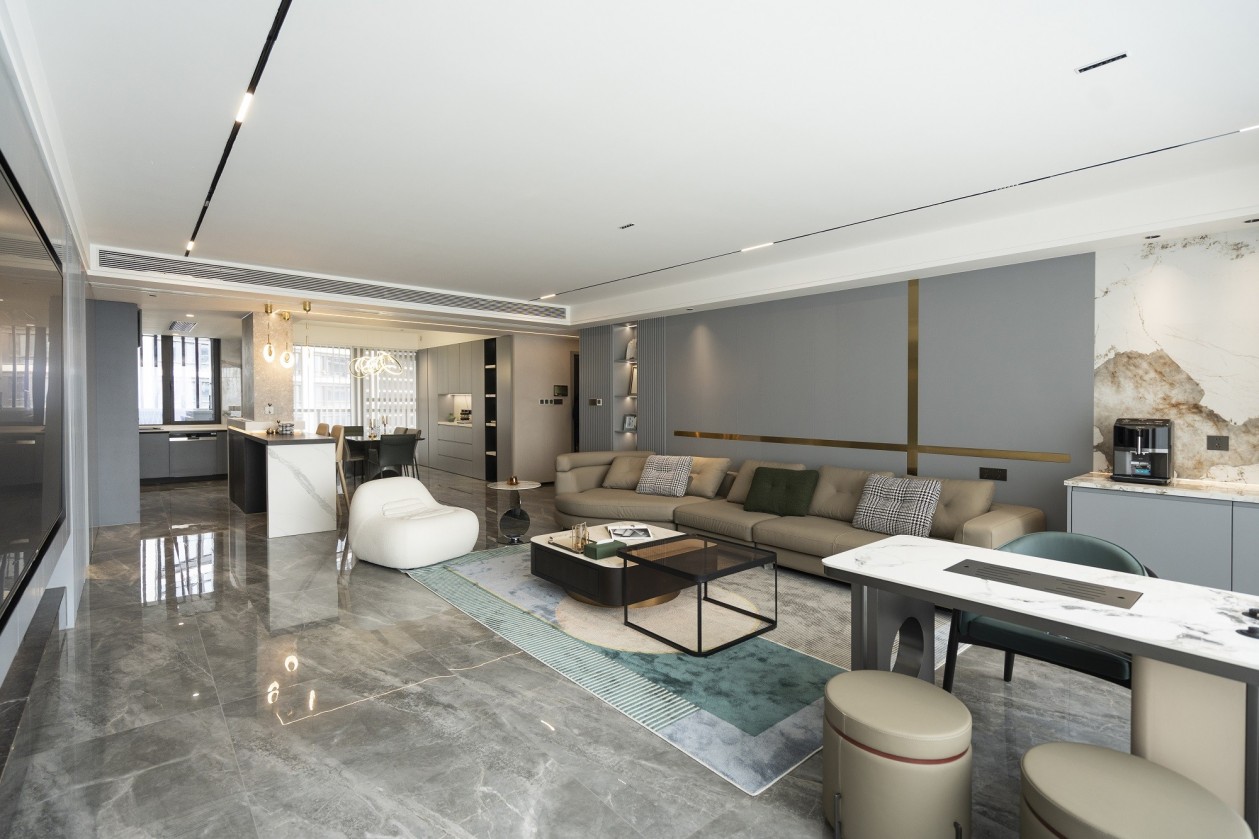 238㎡現(xiàn)代輕奢大平層,整木定制四居室案例(圖6) 6.jpg