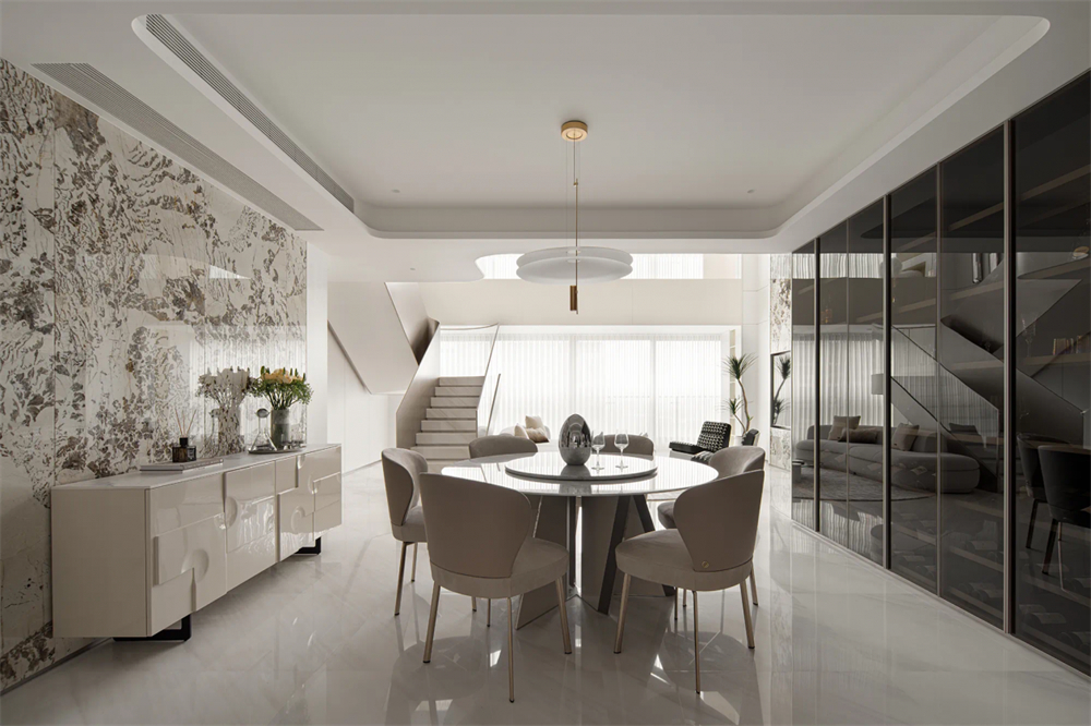 350㎡現代簡約風格,頂層復式住宅裝修設計(圖6) 6.jpg