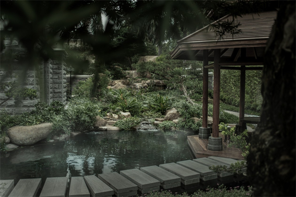 800㎡新中式整木定制,花園別墅設計案例(圖1) 1.jpg