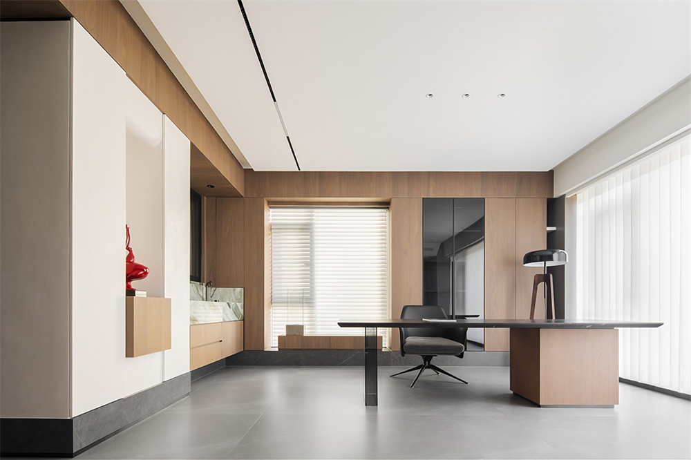 整木定制大平層,248㎡現(xiàn)代簡約設計(圖12) 12.jpg