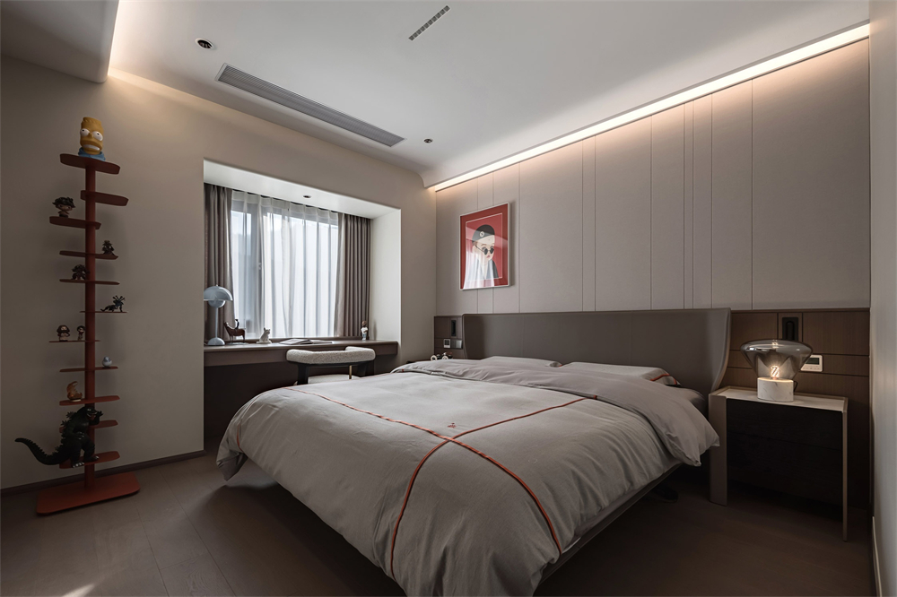 180㎡現代極簡復式,生活中的藝術感(圖18) 19.jpg