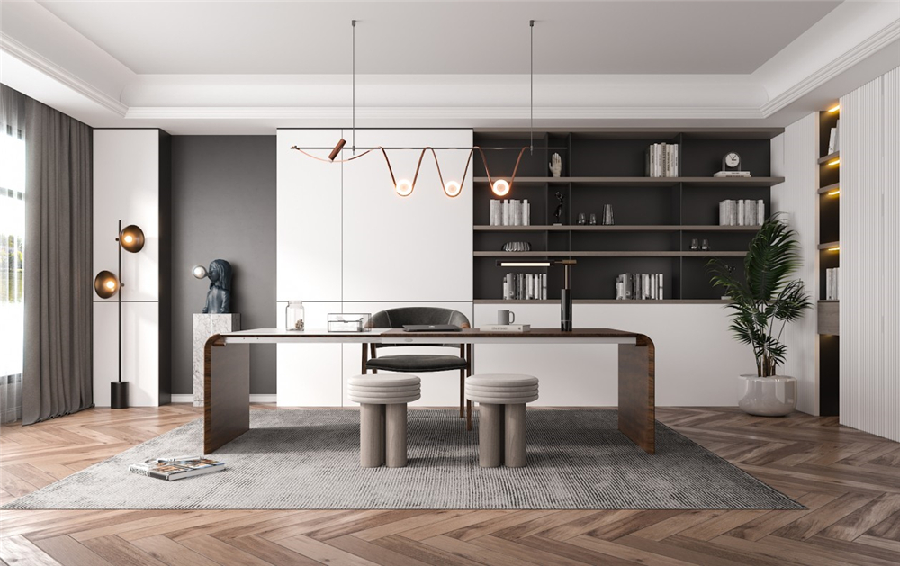 定制書柜要不要做到頂?(圖1) 定制書柜要不要做到頂?(圖1)