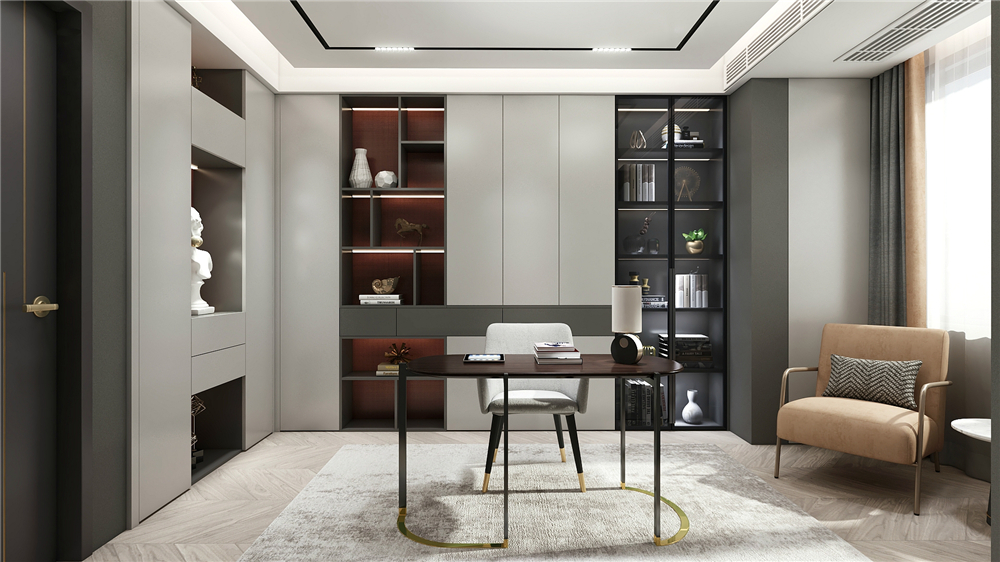 轉(zhuǎn)角書柜有什么特點(diǎn)、優(yōu)缺點(diǎn)?(圖1) 整木定制