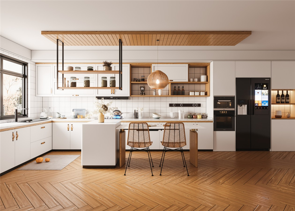 定制櫥柜后面要不要貼瓷磚?(圖2) 品尊工匠