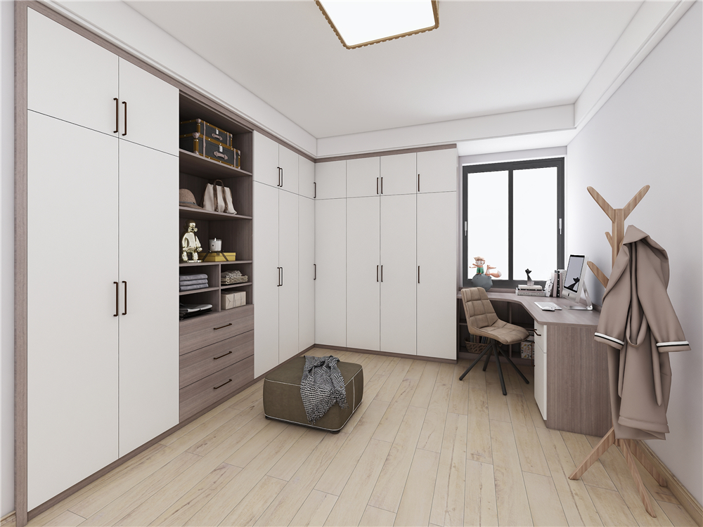 定制衣柜和整體衣帽間有什么區(qū)別？(圖1)