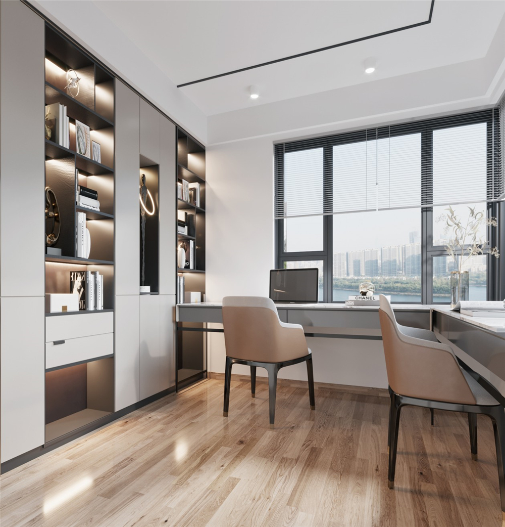 定制書柜可以與哪些家具組合設計?(圖2) 定制書柜可以與哪些家具組合設計?(圖2)