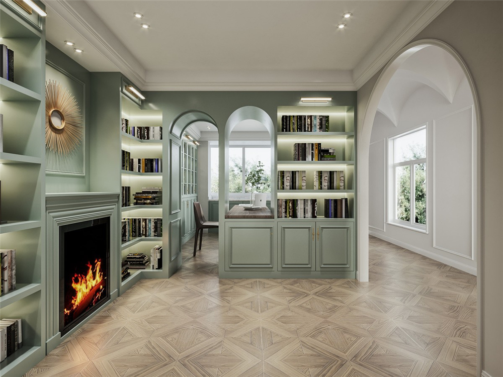 定制書柜可以與哪些家具組合設計?(圖4) 定制書柜可以與哪些家具組合設計?(圖4)